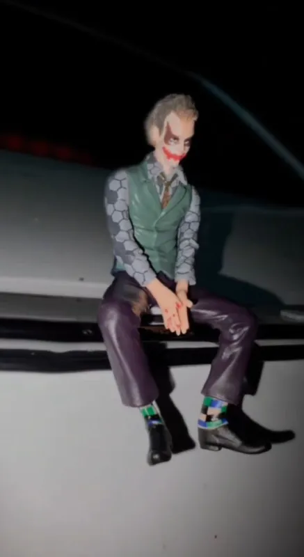 Joker figurasi avtomobil va ofis uchun Joker uslubidagi avtomobil de