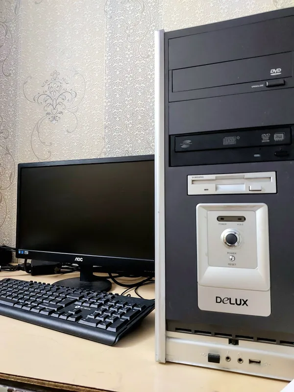 Персональный компьтер, монитор, сканер hp, блок питания