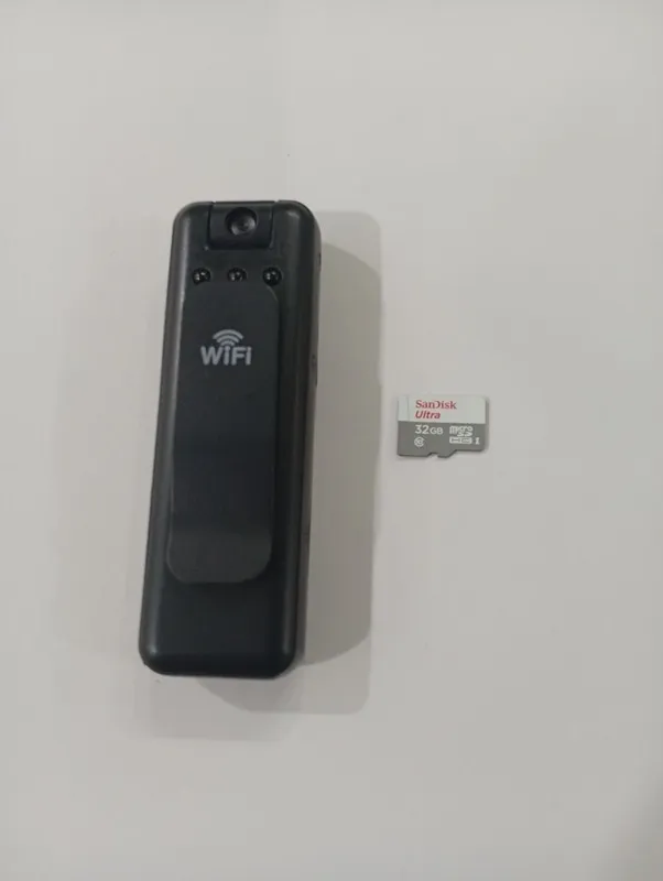 Wi-Fi Mini Kamera (Body Camera) + 32GB Fleshka SanDisk — фото 3