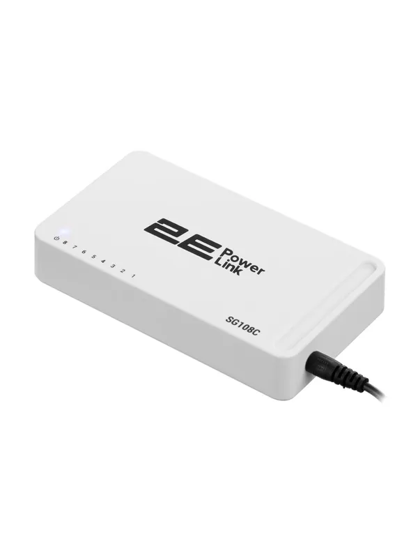 Коммутатор 2E PowerLink SG108C, 8 портов, Plug & Play, белый — фото 4