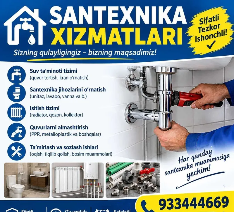 Santexnika xizmatlari Santexnika xizmatlari