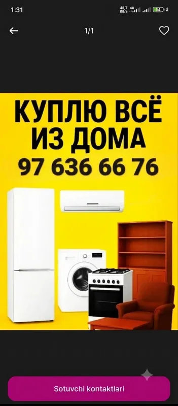Bitavoy texnikalar sotib olamiz