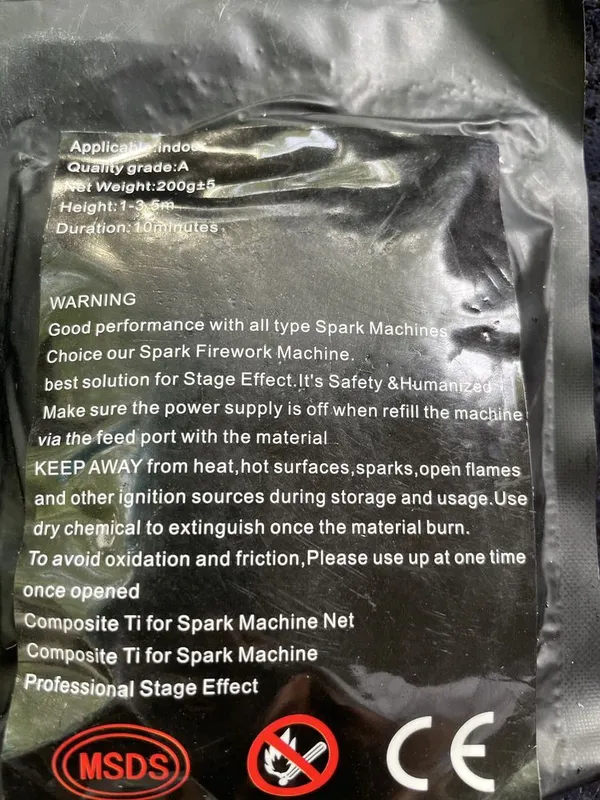 Spark Machine Composite Ti (Cold Spark Powder) 2