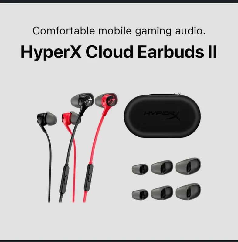 HyperX Cloud earbuds II Нашуник 2