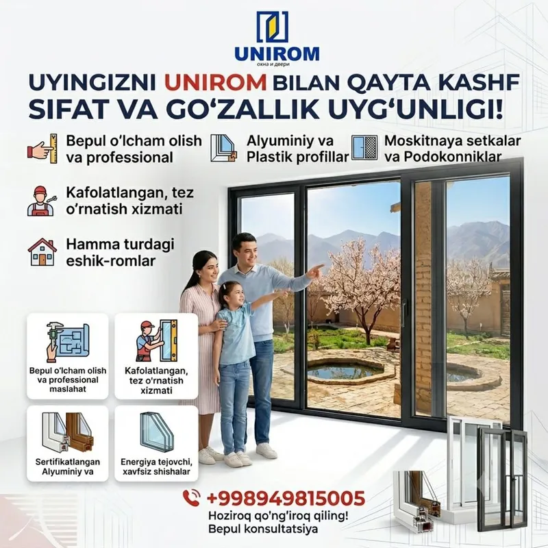 Eshik rom vitraj dush kabina jaluzi pardalar — фото 3