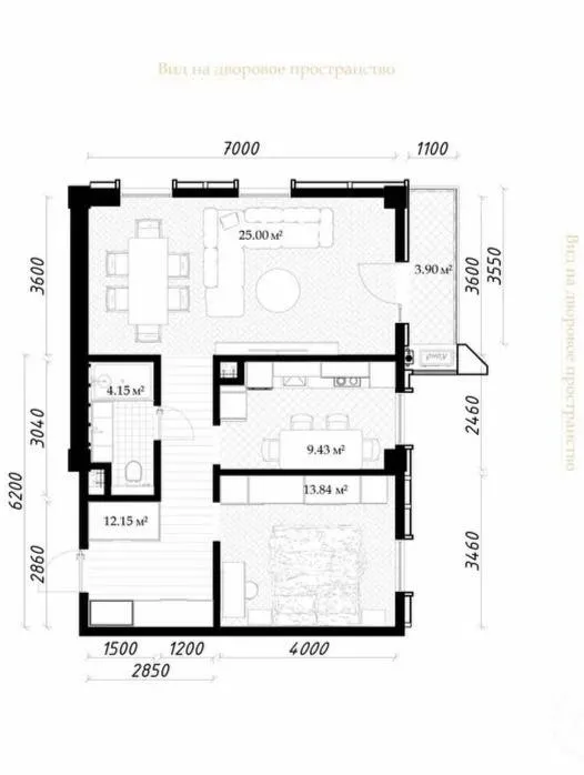 2-комнатная квартира, 68 м², Мирзо Улугбек 9