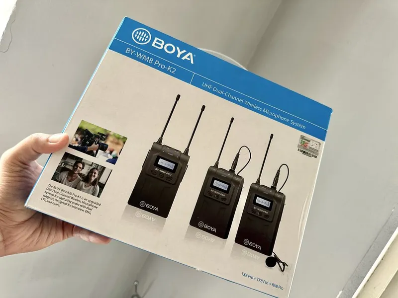 Беспроводная микрофонная система BOYA WM8 PRO k2 (yangi)