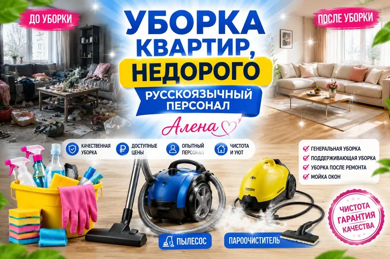 Kvartira va uylarni umumiy tozalash Kvartira va uylarni umumiy tozalash