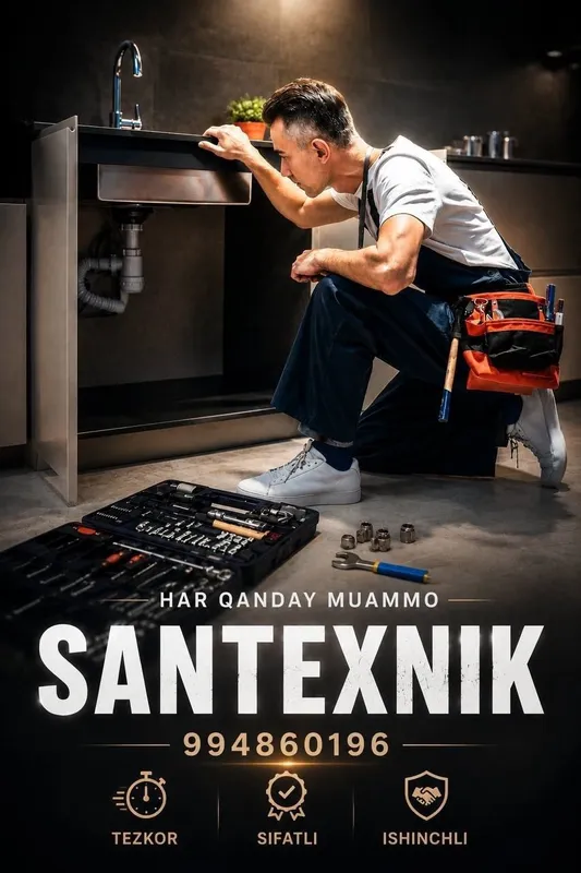 Santexnik eliktirik xizmati ishonchli va xamyonbop Santexnik eliktirik xizmati ishonchli va xamyonbop