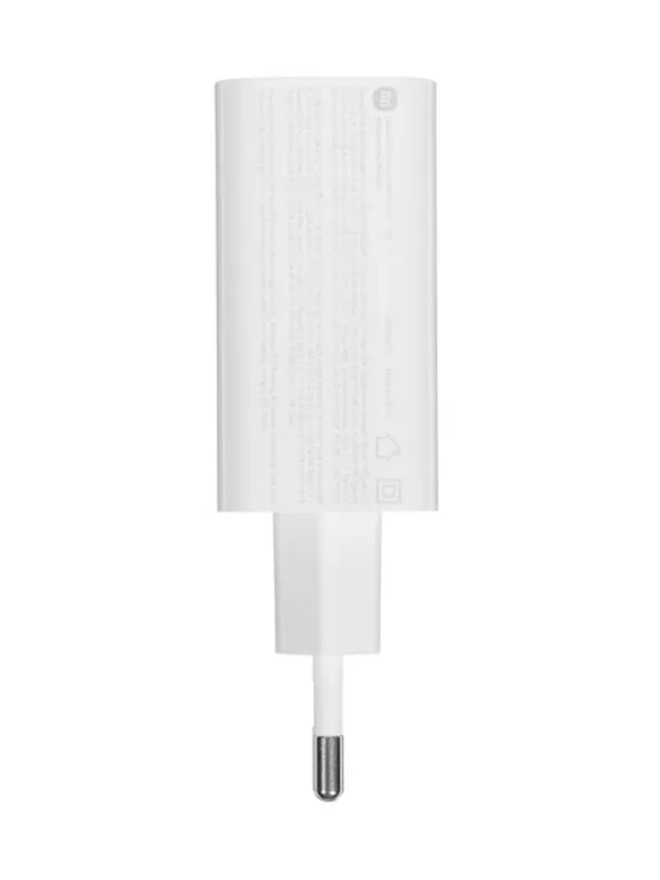 Сетевое зарядное устройство Xiaomi GaN Charger 67W, 2×USB-C + USB-A, кабель в комплекте, белое — фото 4