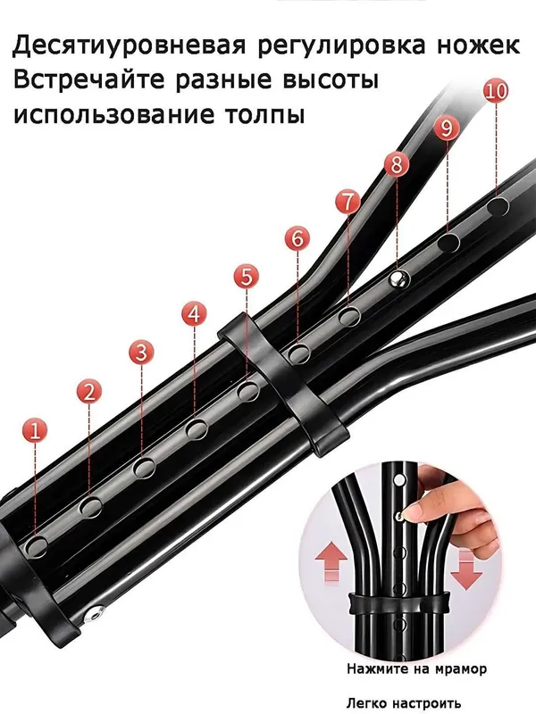 Костыль подмышечный с амортизатором AX-06 №2 5
