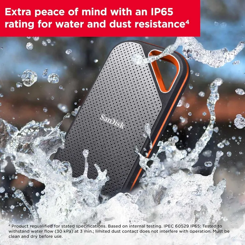 SanDisk Extreme PRO Portable SSD V2 2TB 2000MB/s, Malaysia, новый — фото 4