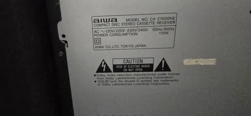 Aiwa musiqiy markazi, Japan 5