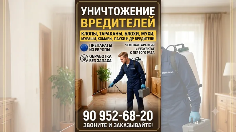 Дезинсекция любой сложности