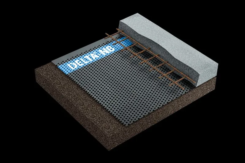 Delta NB — профилированная мембрана из HDPE для защиты гидроизоляции — фото 5