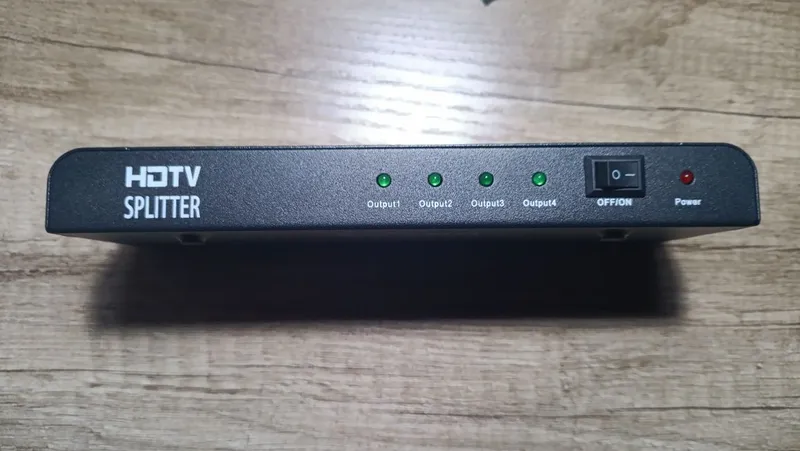 HDMI splitter 1x4 с доп питанием — фото 3
