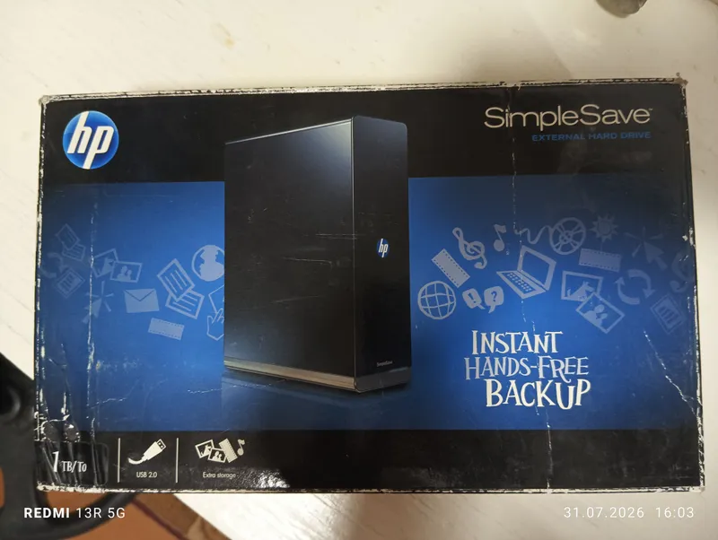 HP каттик диск хотира 1ТБ 4