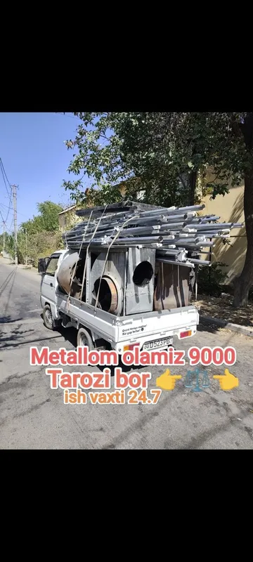 9000 soʼmМеталлом металлолом б/у metal pererabotka metalom olamiz