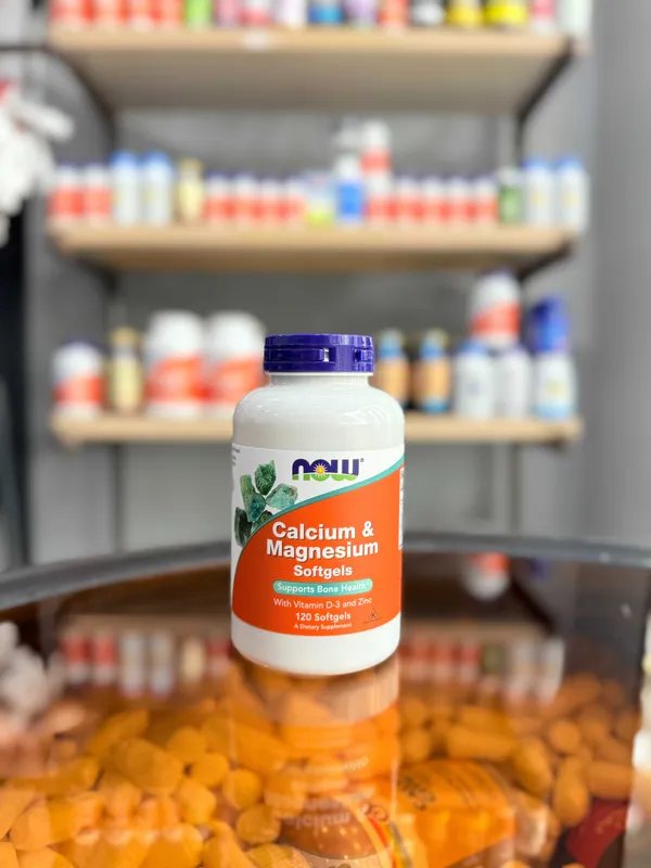NOW Foods, Кальций и магний с витамином D3 и цинком, 120 мягких капсул NOW Foods, Кальций и магний с витамином D3 и цинком, 120 мягких капсул