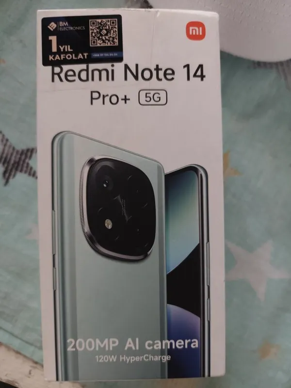 Redmi Not 14 Pro+5G.12+12/512g.