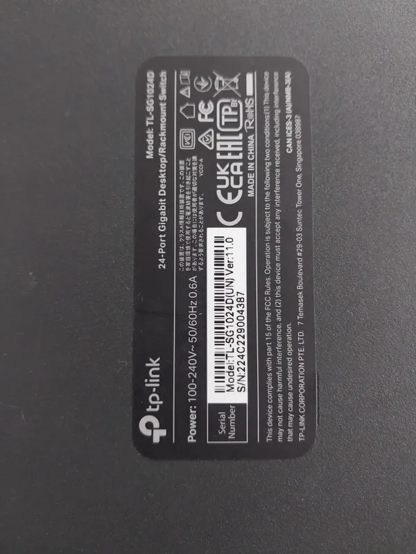 Tp-link Switch 24-port 1000Mbps 2