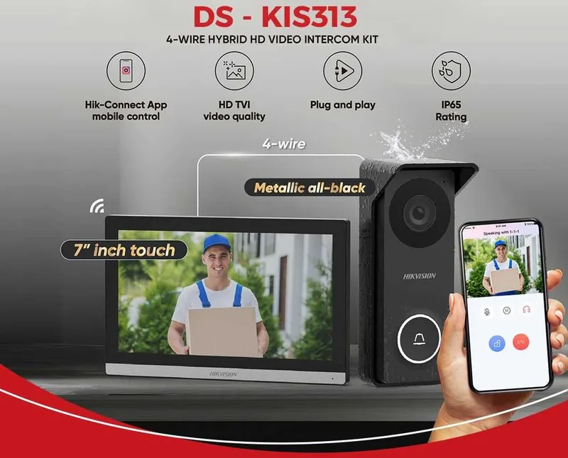 Domofon Hikvision DS-KIS313-P домофон
