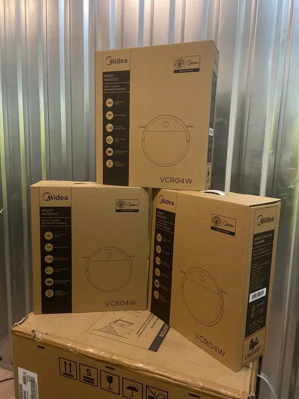 Продаю новые робот пылесосы Midea VCR04W 2 Продаю новые робот пылесосы Midea VCR04W 2