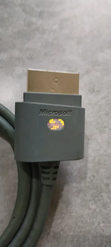 Microsoft Xbox 360 Slim/Fat AV TV RCA kabel shnur 4