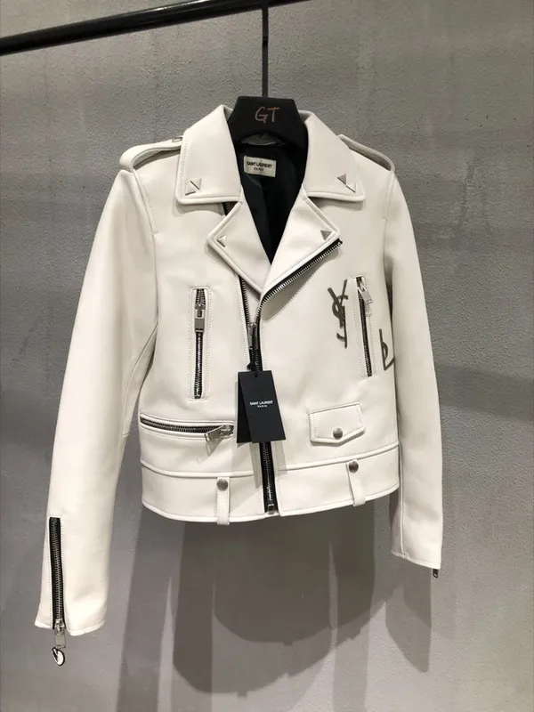 Кожаная куртка/косуха Yves Saint Laurent — фото 2 Кожаная куртка/косуха Yves Saint Laurent — фото 2