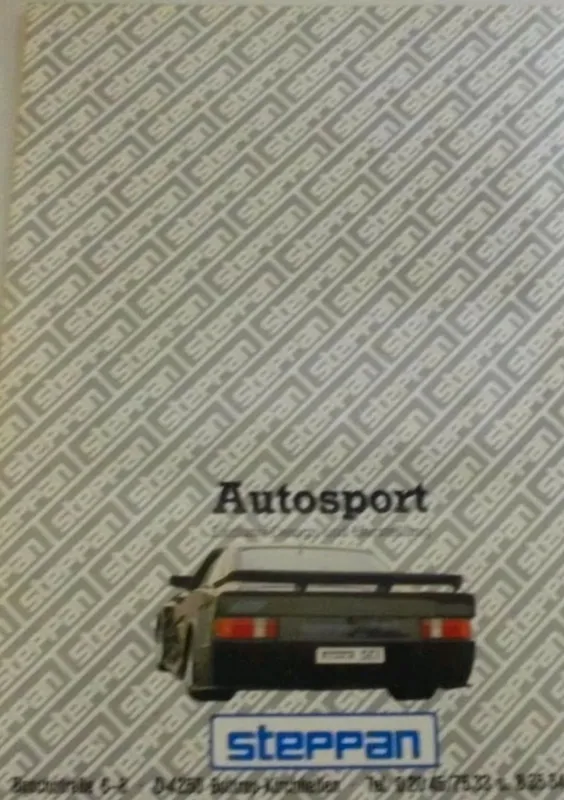 Спойлер STEPPAN Autosport Turbo GT, заднее антикрыло, Германия 6 Спойлер STEPPAN Autosport Turbo GT, заднее антикрыло, Германия 6
