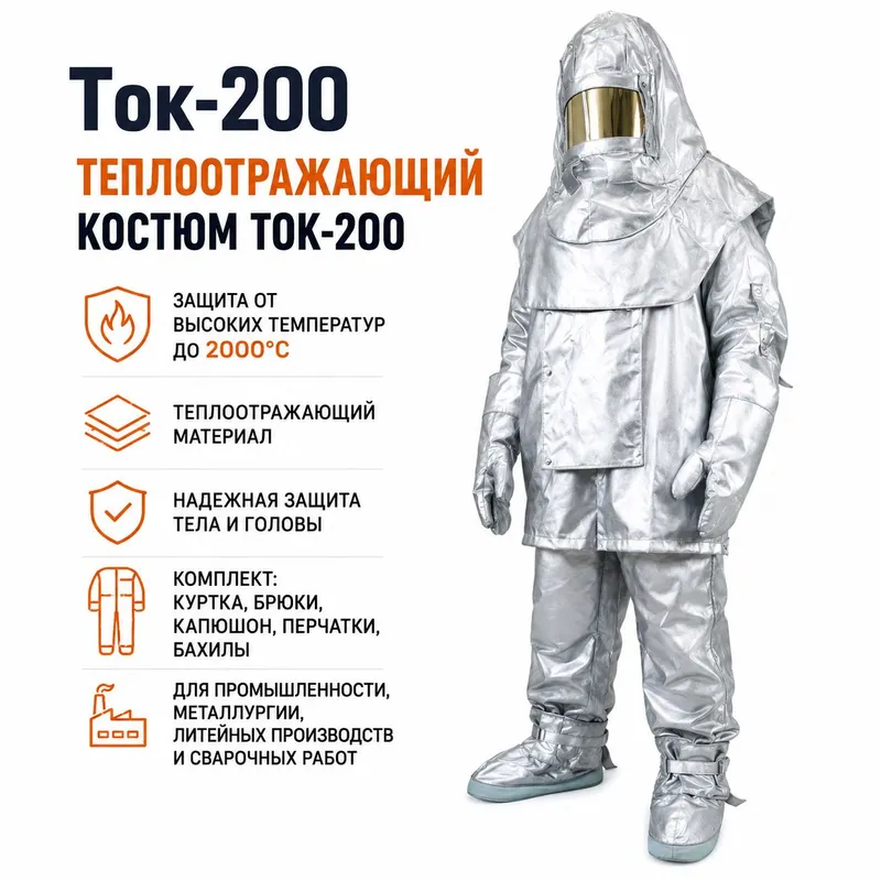 Теплоотражающий костюм ТОК-200 Теплоотражающий костюм ТОК-200