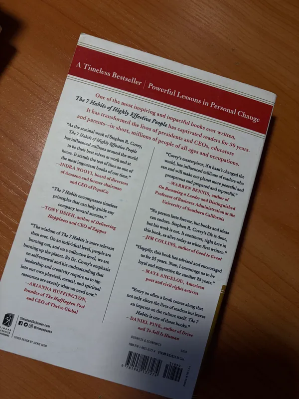 “7 habits of highly effective people” книга — фото 1