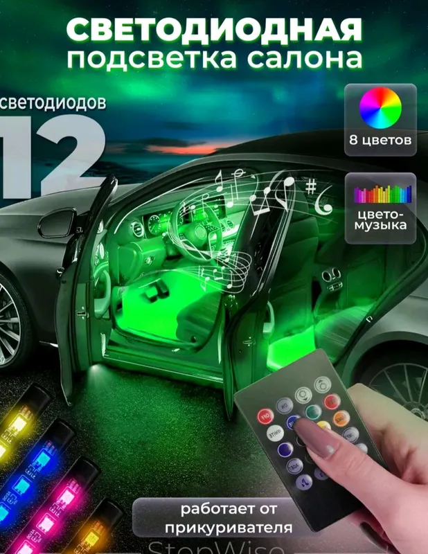 Avtomobil chiroqlari uchuned lentalar