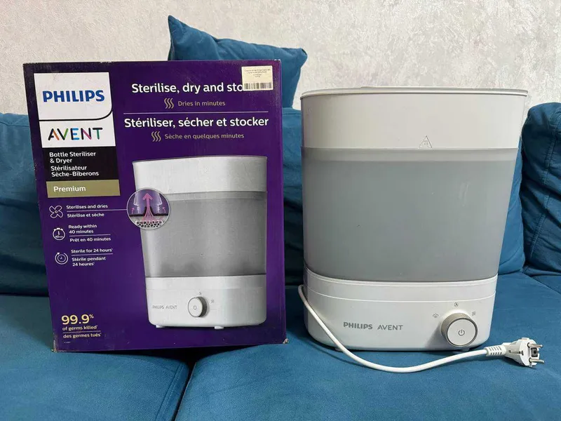 Стерилизатор и сушилка для детских бутылочек Philips Avent Premium Стерилизатор и сушилка для детских бутылочек Philips Avent Premium