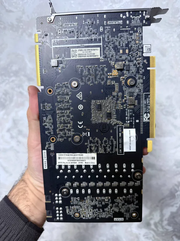 Inqirozga qarshi RTX 2080 videokartasi 3 Inqirozga qarshi RTX 2080 videokartasi 3