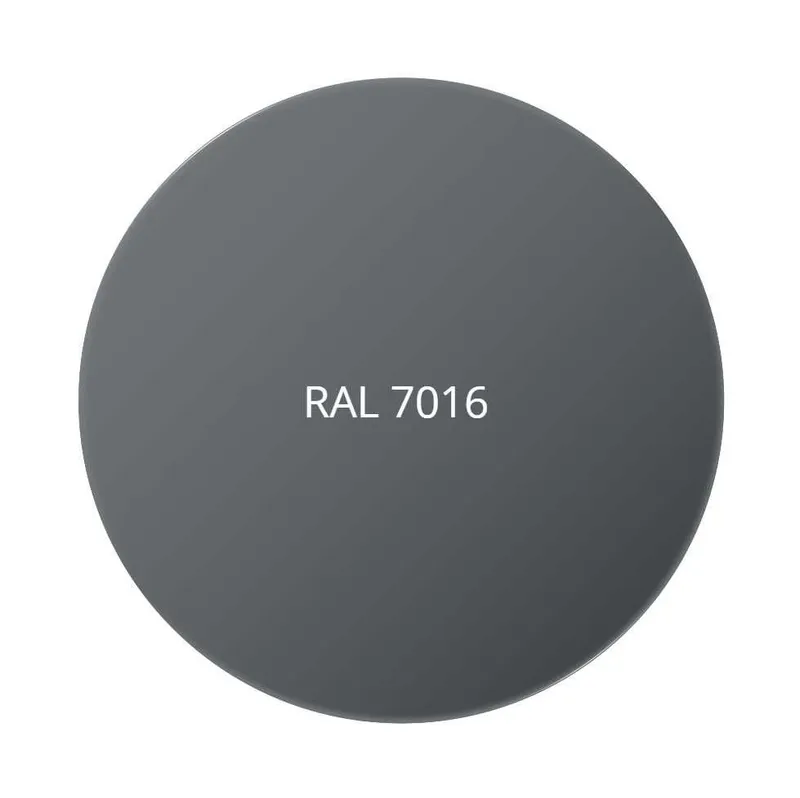 Порошковая матовая электростатическая краска (RAL 7016) 3