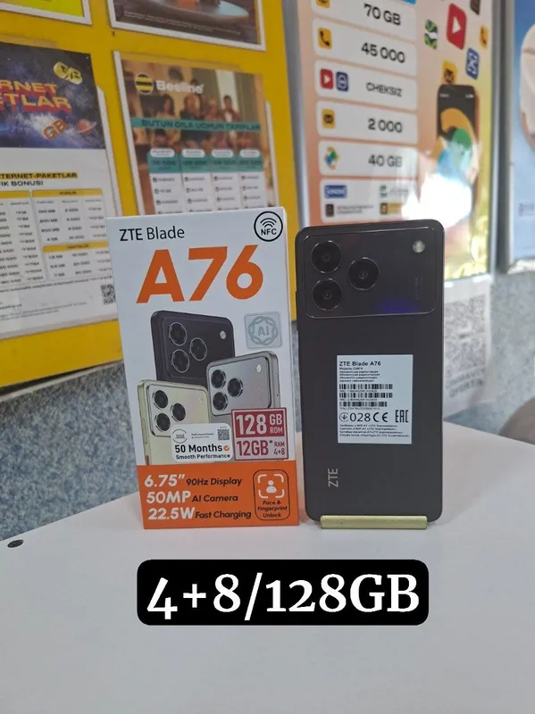 ZTE A76 4+8/128GB 2
