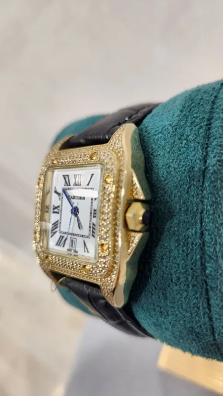 Золотые женские часы Cartier — фото 1