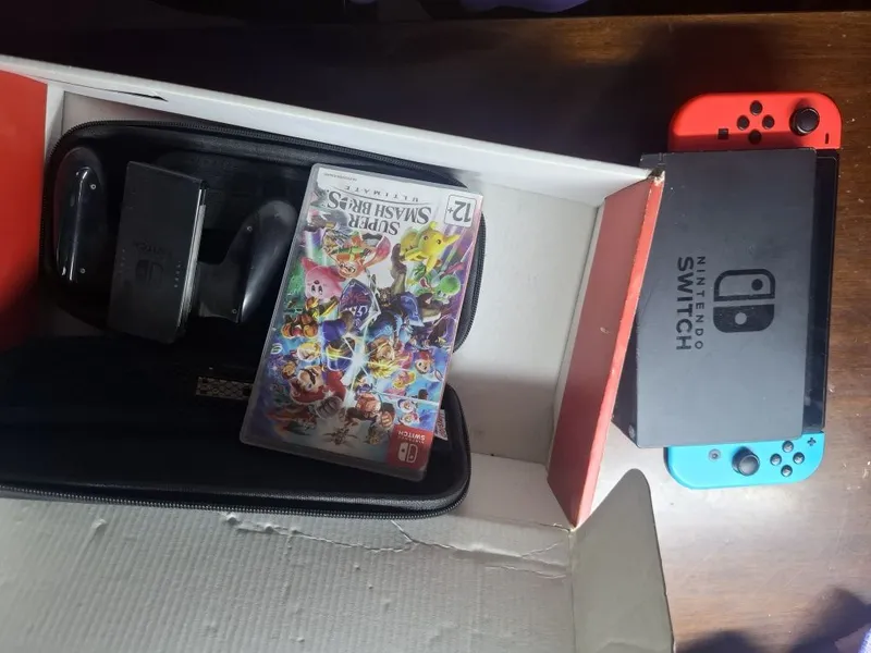Nintendo switch + super smash bros ultimate — фото 1 Nintendo switch + super smash bros ultimate — фото 1