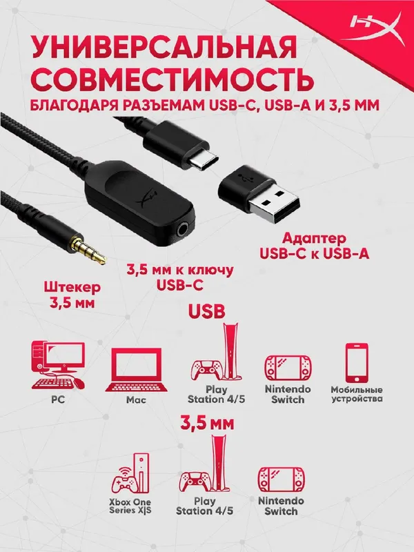 Наушники HyperX Cloud III — фото 1