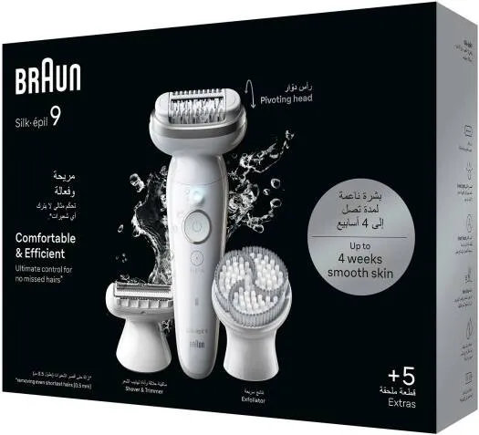 Эпилятор BRAUN Silk-Épil 9 9-061 для влажного и сухого использования — фото 1