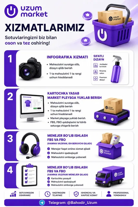 Uzum market xizmatlari 1 Uzum market xizmatlari 1