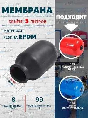 Для Мембраны Расширительных Баков Существует Много Типов — фото 1