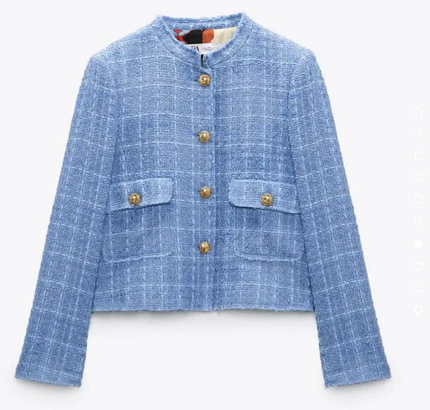 Твидовый жакет ZARA, классика, всегда актуален на любые случаи!