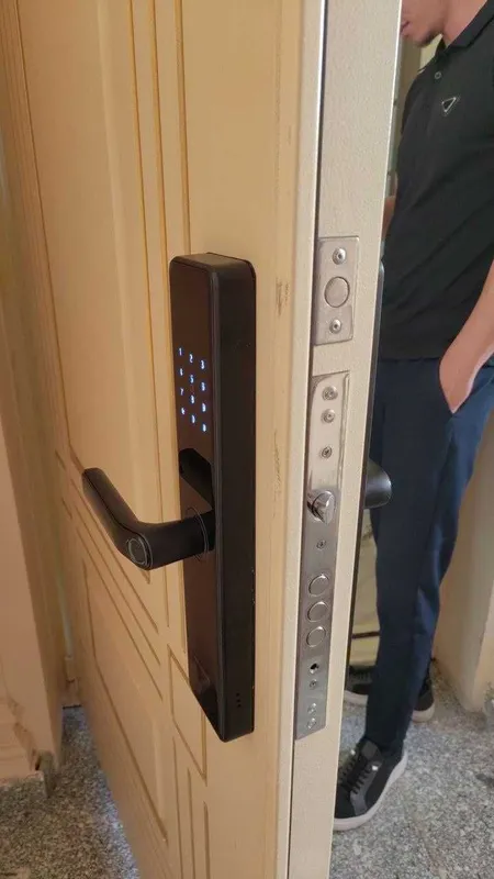 Aqlli qulf, kod va face id zamok, kameralik zamok, istalgan eshik uchu — фото 6