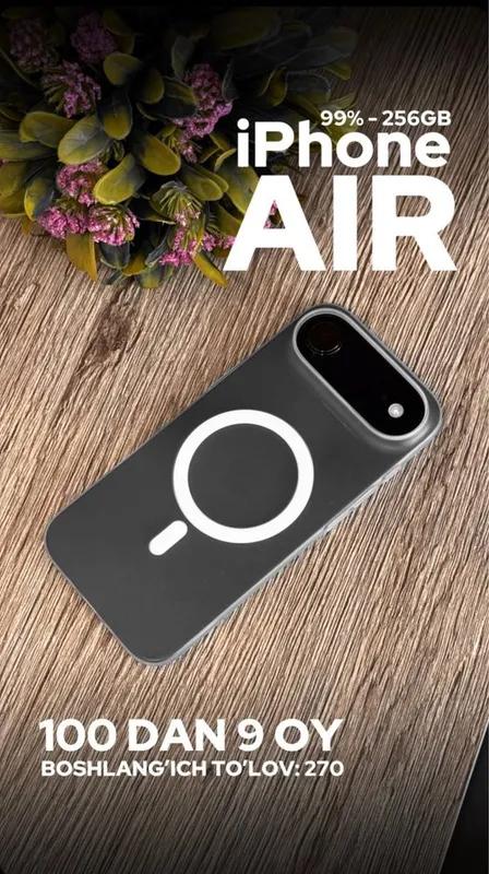 Iphone Air nasiyaga Iphone Air nasiyaga