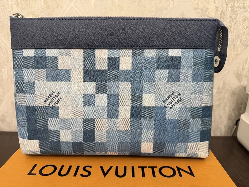 LV Damoflage pochette мужская сумка 2