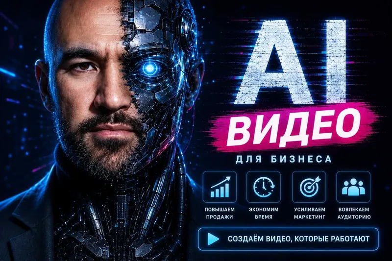 AI Видео ролики для Бизнеса (Видеограф, фотограф)