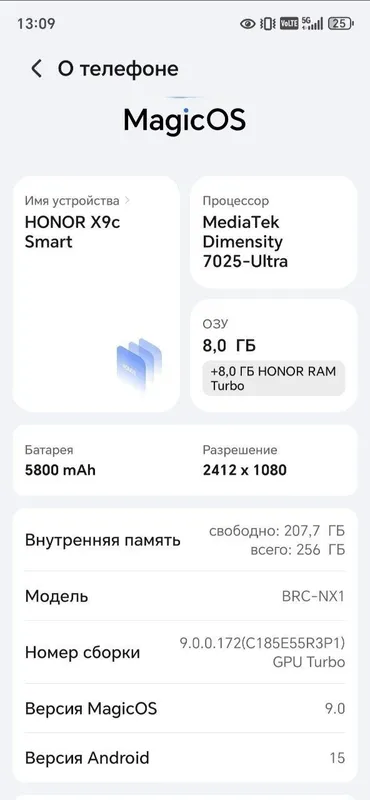 Honor X9c 8/256 sotiladi