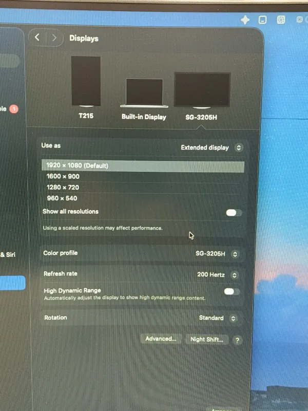 Gaming monitor 32" inch, curved, 240 Hz — фото 1